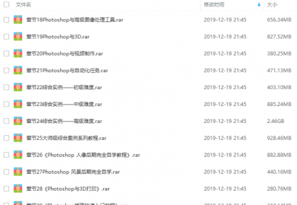 31G超清PS教程合辑 初识Photoshop界面